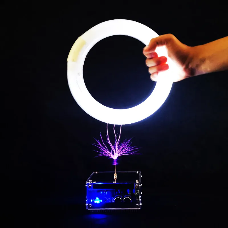 Artificial lightning scientific experiment device - Music Tesla coil - Inductive starter - Creative gift figurine