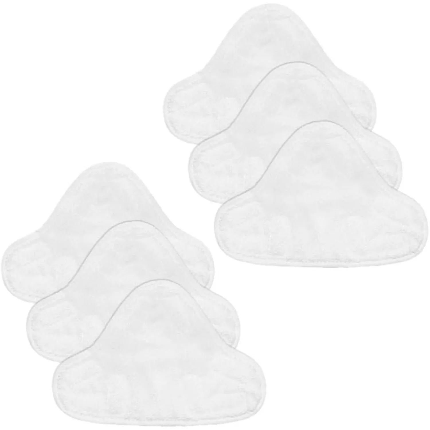 

6Pcs Microfiber Steam Mop Pad For H2O H20 Mop X5 Steam Steam Cleaners Washable & Reusable