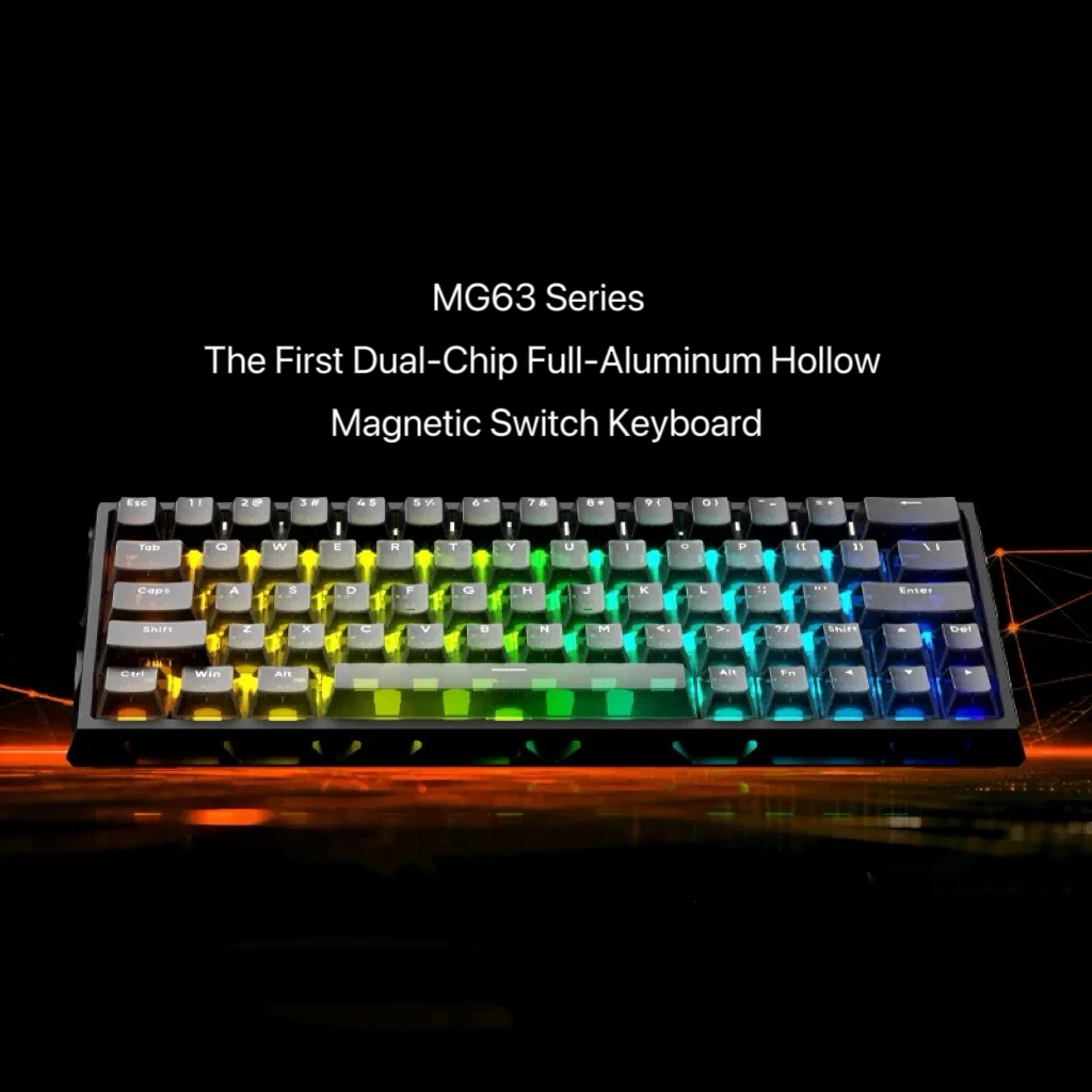 MG63 Magnetic Axis Gaming Keyboard, Dual MCU Full-Chain Magnetic Axes