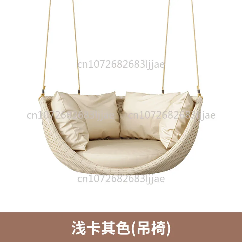 Swing Hanging Basket Hanging Chair Indoor Balcony Casual Rattan Seat Terrace Rattan Chair Single Indoor Nordic Rocking Chair