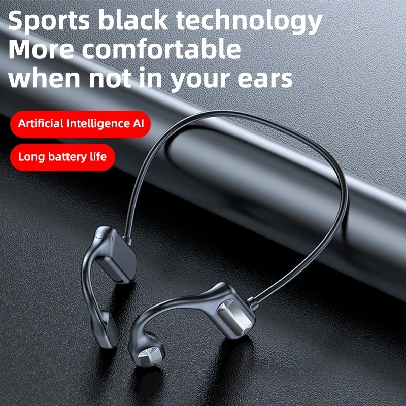 BL09 Earphone Bluetooth Wireless Headphone Bone Conducting Headset Hearing Aid Open Earbuds Outdoor Sports Stereo Waterproof Mic