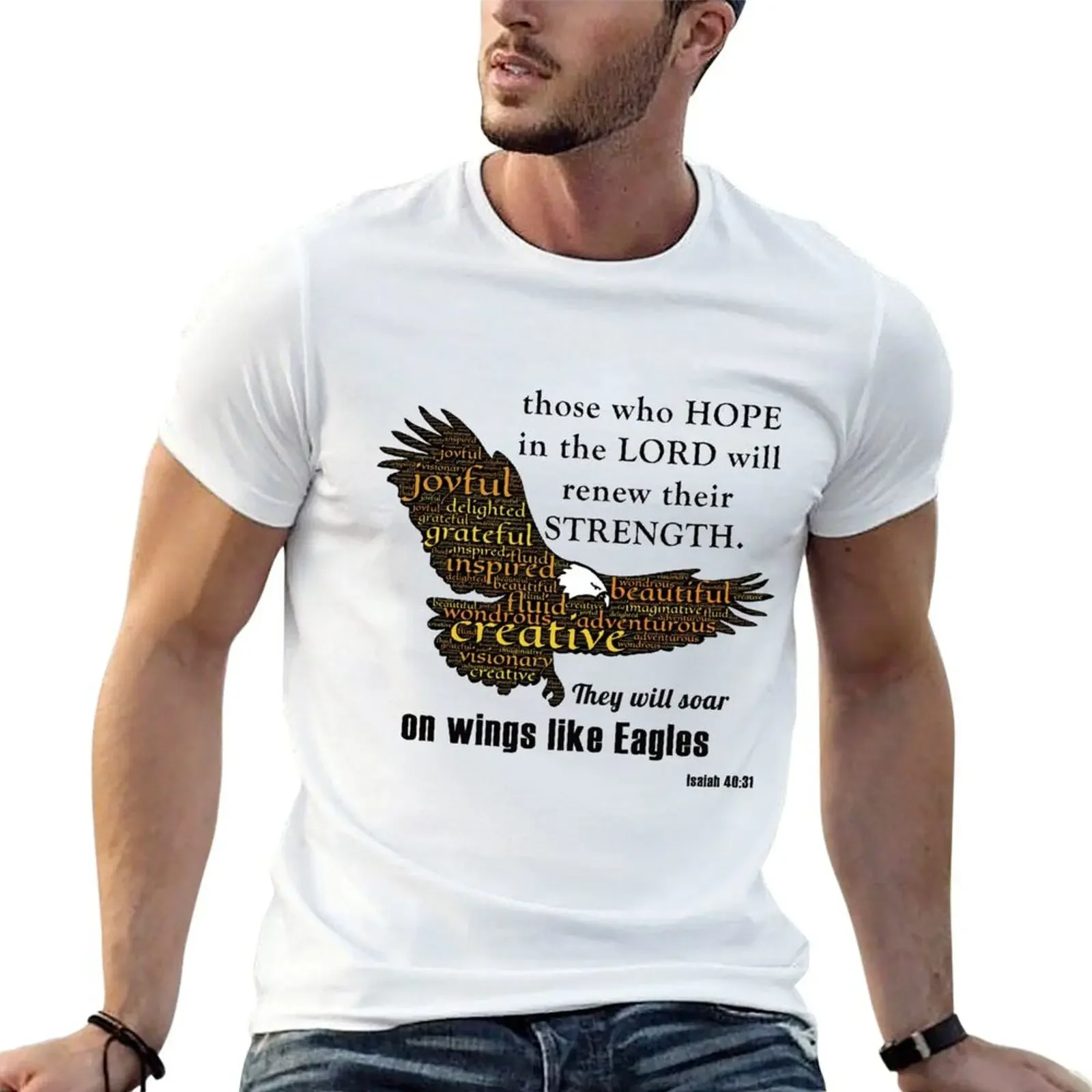 

Hope in the Lord, Soar Like Eagles T-Shirt cheap stuff oversized graphic tee customs affliction shirts men clothings