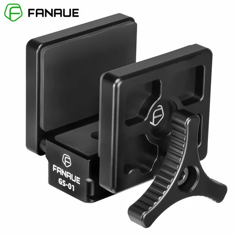 Adaptador de braçadeira de rifle de montagem em sela FANAUE GS-01 para tripé de caça Arca Swiss QR Plate