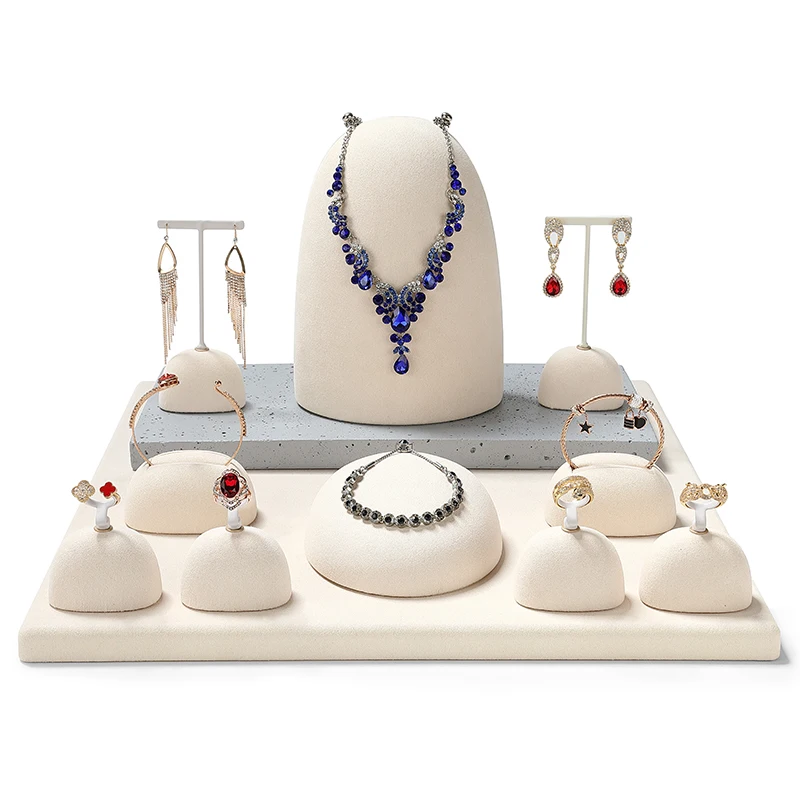 

Jewelry display stand, high-end necklace, ring, earring showcase, jewelry display stand