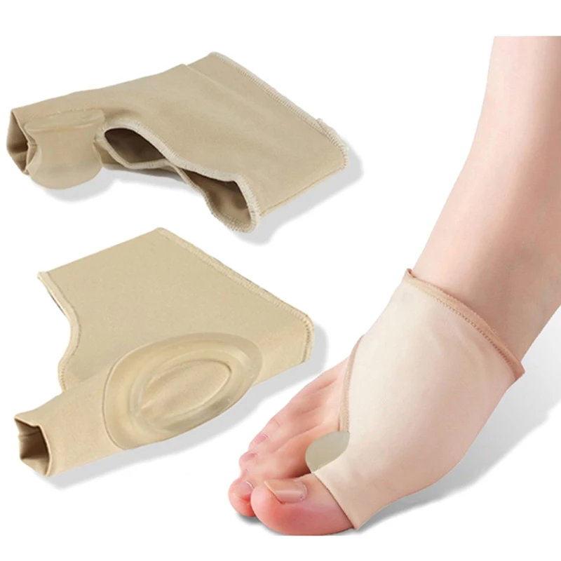 1 paio cura dei piedi punta grande alluce valgo correttore plantari correzione del pollice osseo calzini per Pedicure raddrizzatore dell'alluce