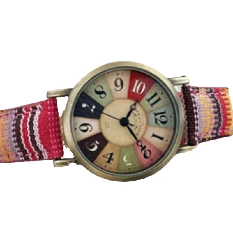 UTHAI CQ351 Relógio masculino casual e moderno, relógio feminino colorido, relógios de casal hippie, presentes de relógio legal, relógios para homem