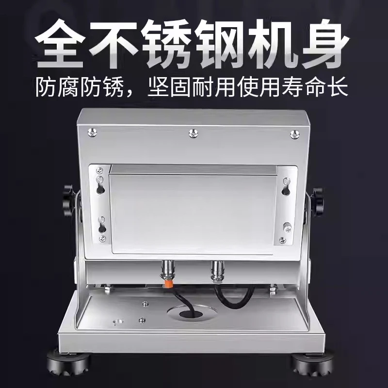 Industrial-Grade 5kg/20kg/30kg Electronic Platform Scale, Stainless Steel, 0.1g/1g Resolution for Paint & Chemical Industry