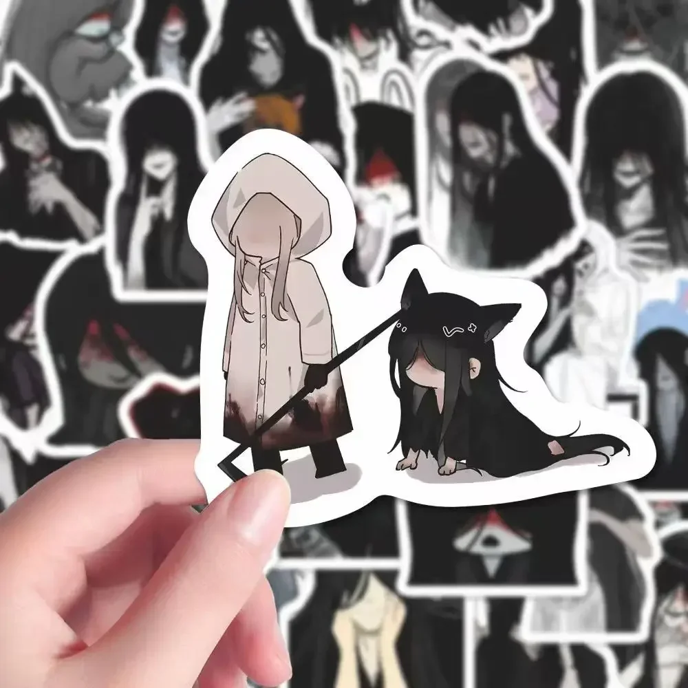 100 шт. Homicipher Pack, смешанный аниме-автомобиль для ноутбука, скейтборда, коврик для велосипеда, мотоцикла, PS4, телефон, большая наклейка, ПВХ, гитара, холодильник