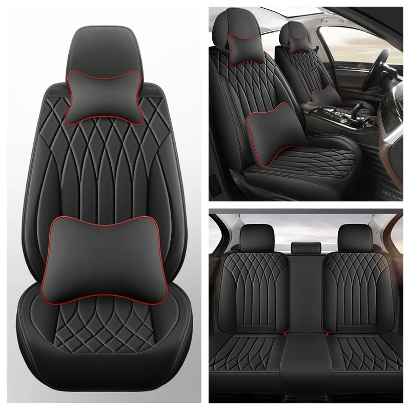 

Front+Rear Car Seat Cover Set for Hyundai Sonata Genesis G80 G90 Grandeur HB20 Ix20 I20 I10 Matrix Rohens Tucson 2019 Veracruz