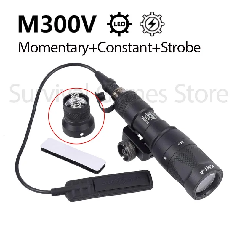 Taktisches Gewehr Red Dot Laser Green Dot Laser Sight 532nm Umfang SureFire M600B M300 M300B M300C Airsoft Waffen Taschenlampe Jagd Scout Fackel Druckschalter Picatinny und Montage Jagd Riflescope 20 – Detail 12