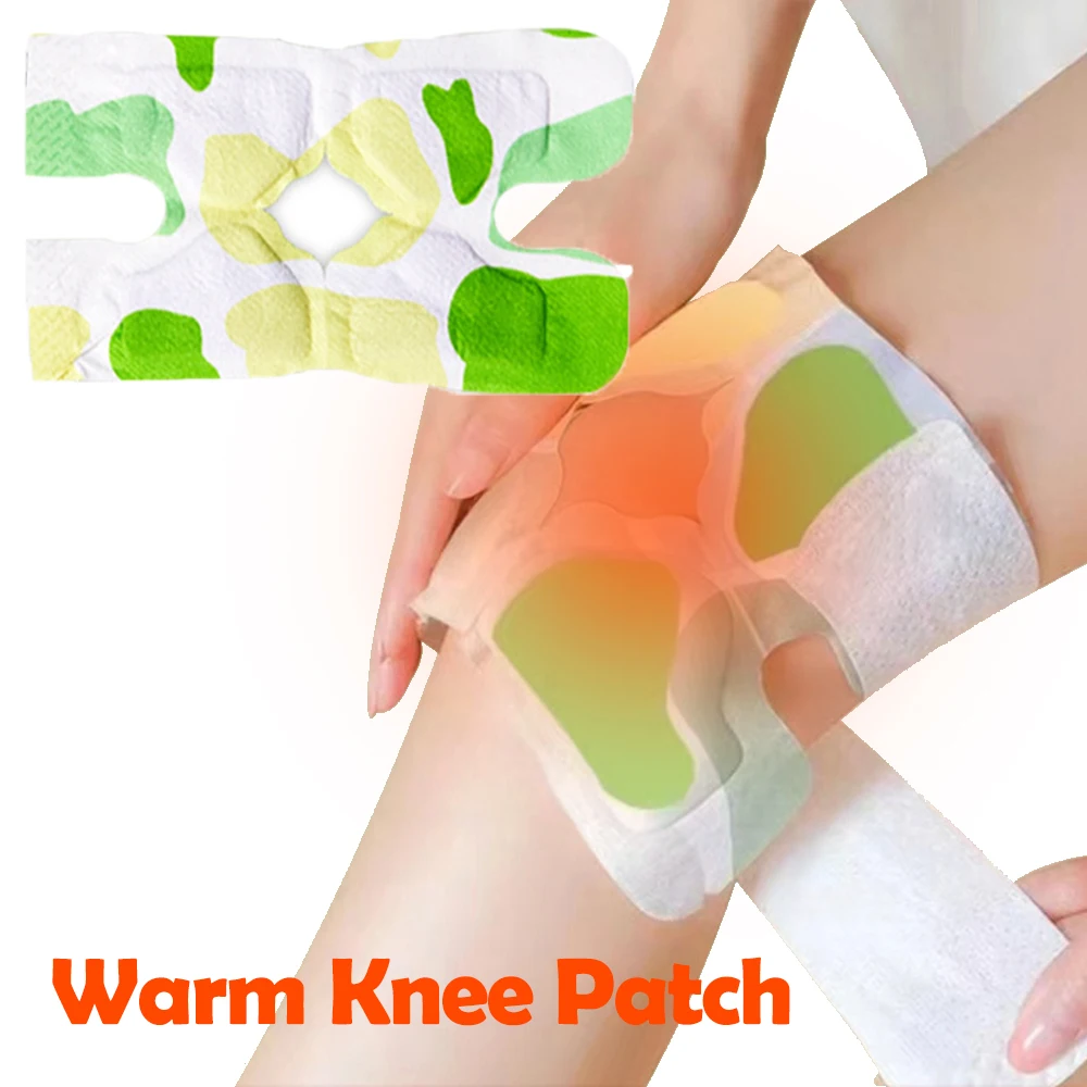 6/10 Pcs Winter Knee Heating Pad Hot Compress Disposable Knee Warming Paste Self-heating Joint Patch Cold Leg Knee Warmers Belt