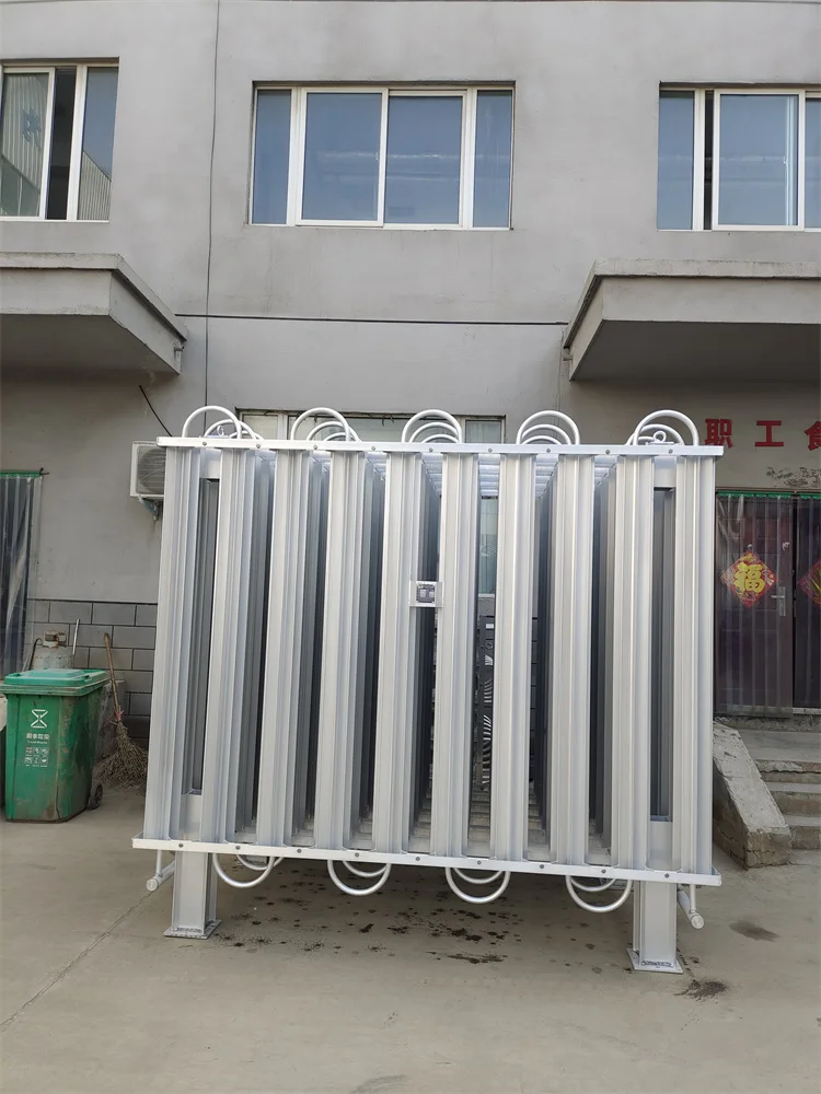 100Nm3/H Argon Cryogenic Gases Ambient Vaporizer For Gas Station