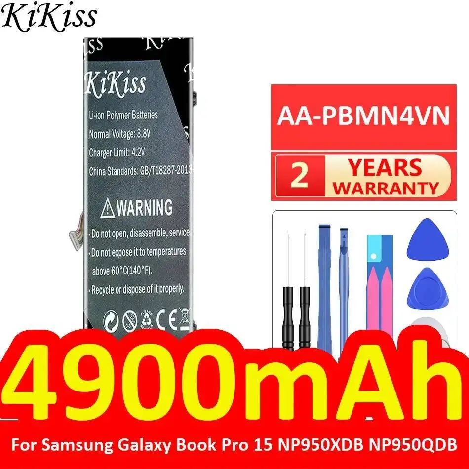 

Для Samsung Galaxy Book Pro 15 NP950XDB NP950QDB аккумулятор для ноутбука с быстрой зарядкой AA-PBMN4VN 4900 мАч