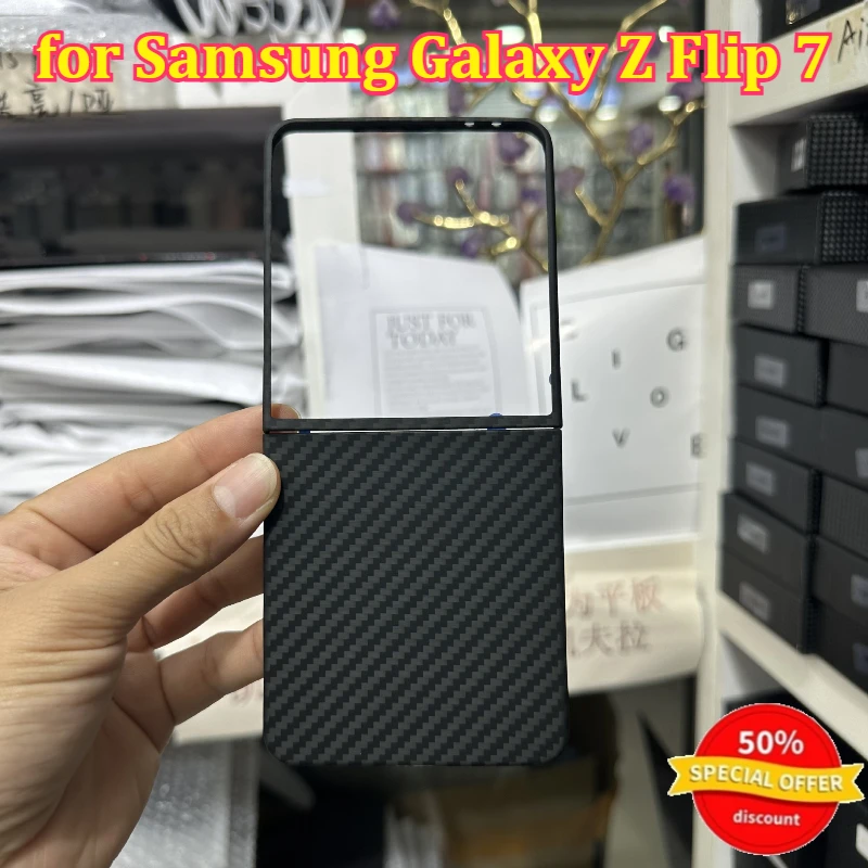 

Aramid Fiber Case for Samsung Galaxy Z Flip 7 Case Ultra Thin Aramid Fiber Cover