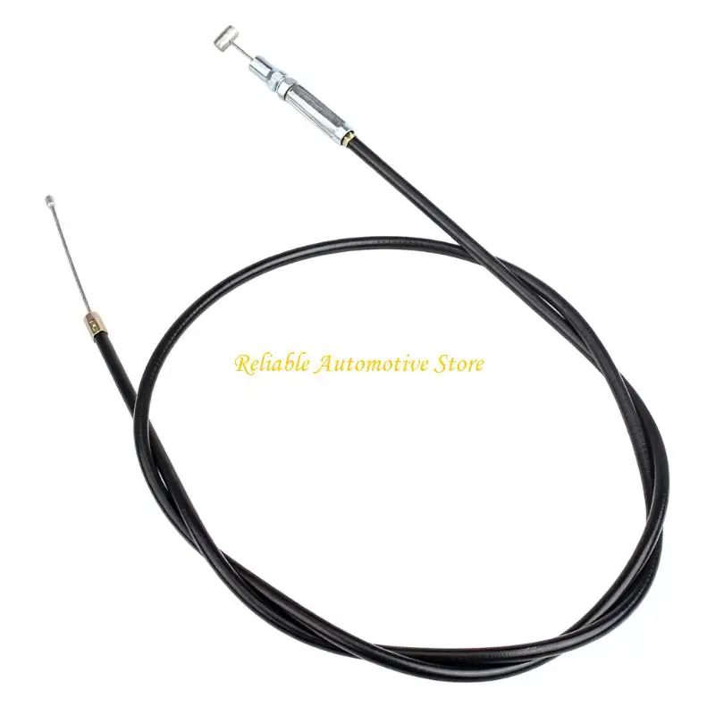 M68B Black Control Cable Assembly for A35 Mopeds, Manual Pull Line with Metal Adjuster for Handlebar Linkage Repair Service