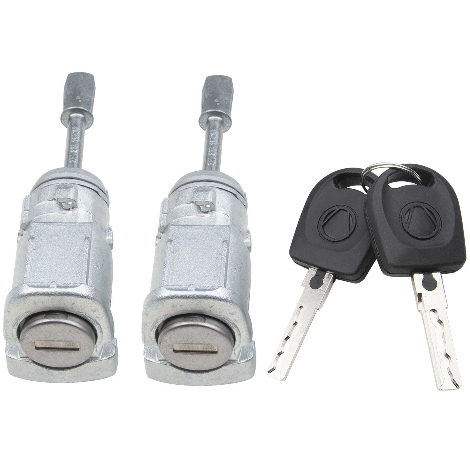 2PCS Front Left Right Door Lock Cylinder Key For VW PASSAT B5 3B (96-05) 3B0837167 3B0837168