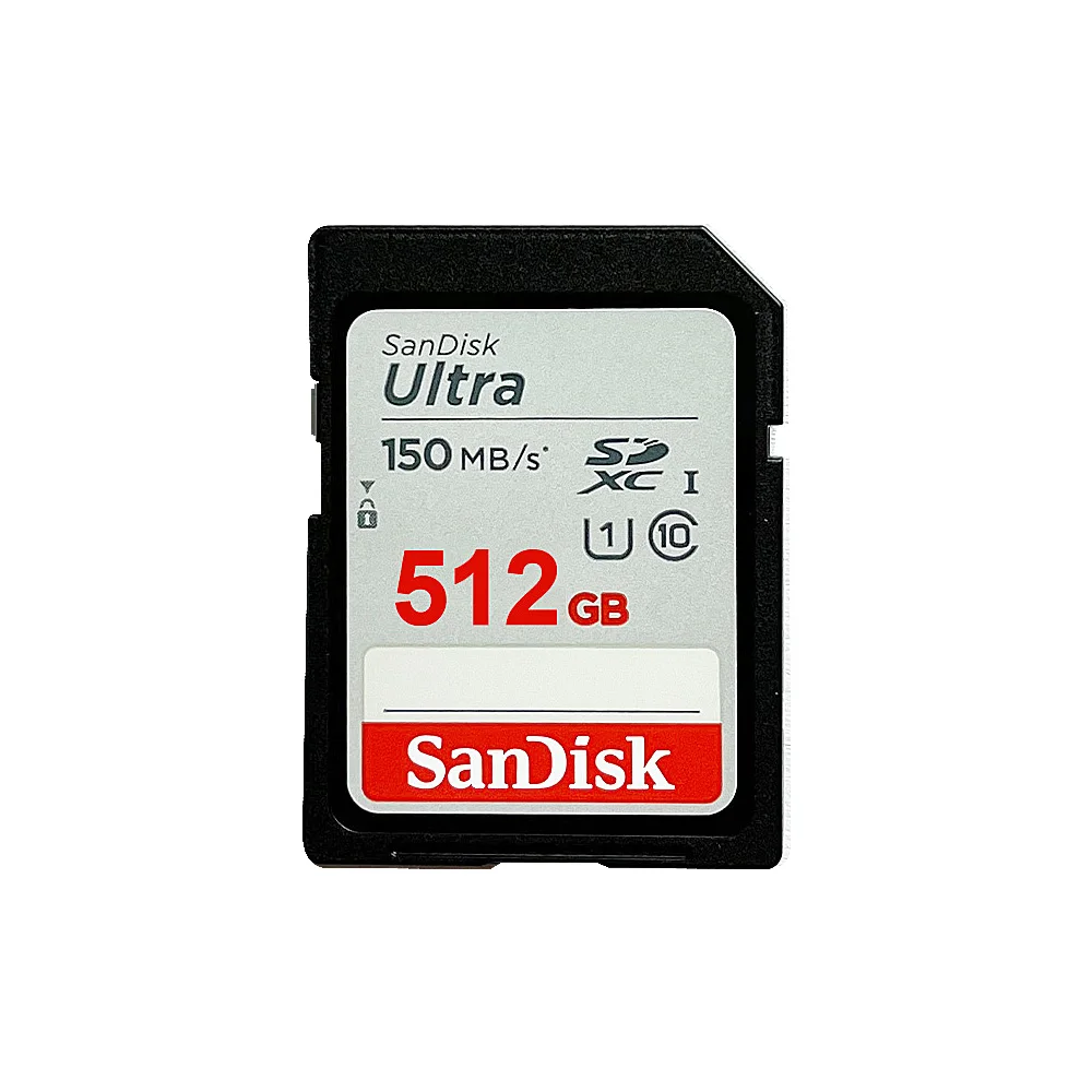 SanDisk Ultra Card 32GB 64GB SDXC UHS-I card SD card 128GB Memory Card 256GB 512GB Up to 150MB/S Flash Card For HD video Camera