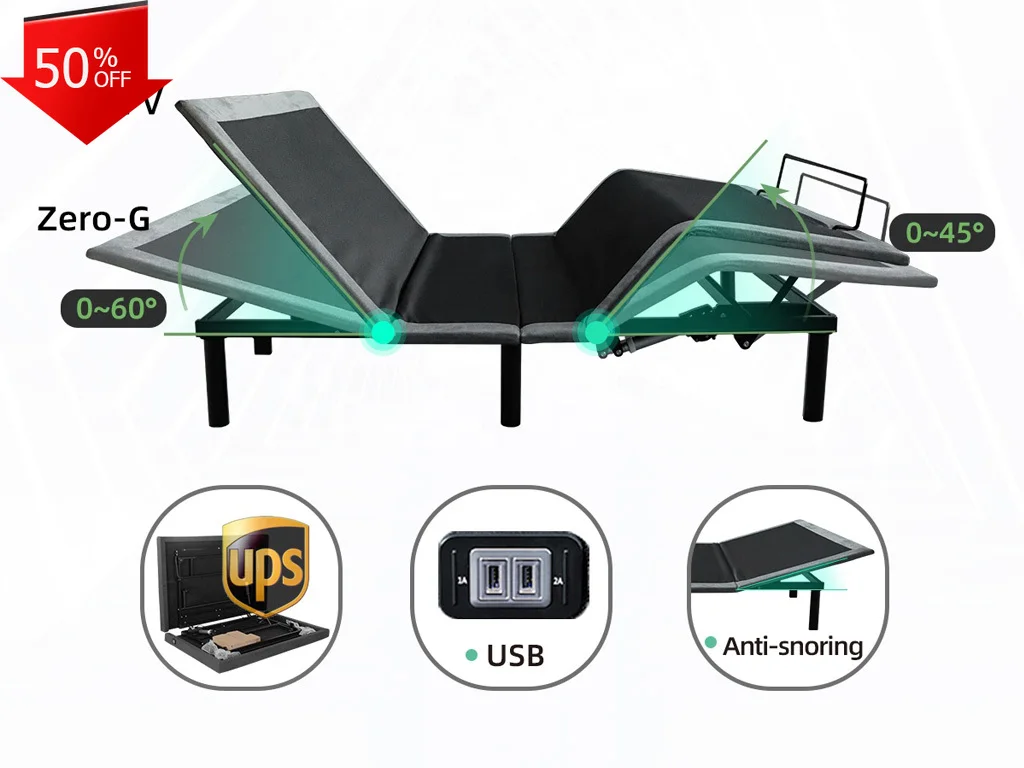 إطار سرير مزدوج مع إطار سرير تخزين إطارات سرير كوين Sommiers غرزة أثاث غرفة نوم المنزل الملك الحجم قاعدة Sommiers سرير Suko