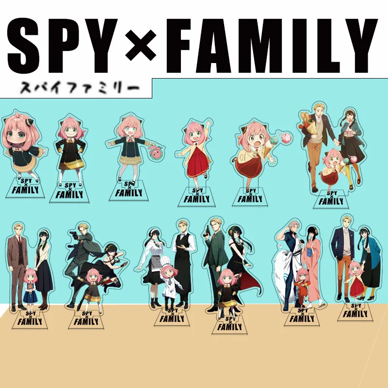 Anime SPY×FAMILY Stand Up Sign Cartoon Anya Forger Ornaments Cute Child Toy Kawaii Girl Desktop Ornaments Gift Stand Up Sign