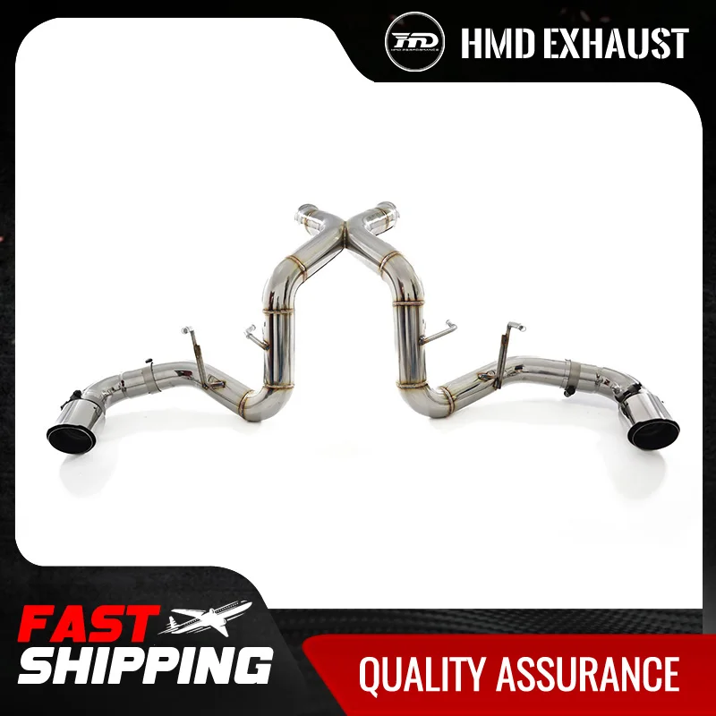 

HMD Stainless Steel Exhaust System Performance Catback for McLaren 540C 570S 570GT X Pipe Without Valve