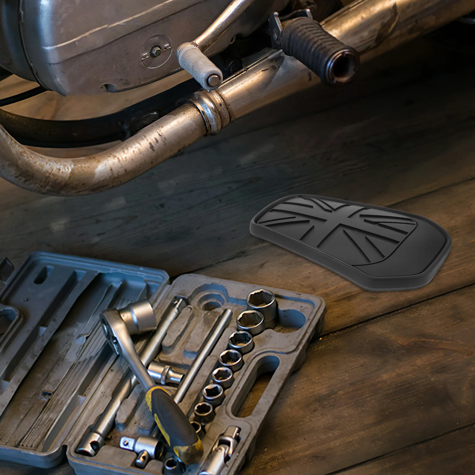 ฝาครอบปุ่มสตาร์ทเครื่องยนต์ สติ๊กเกอร์ติดรถยนต์ ถังน้ำมันสะท้อนแสง อุปกรณ์เสริมสำหรับจักรยานยนต์