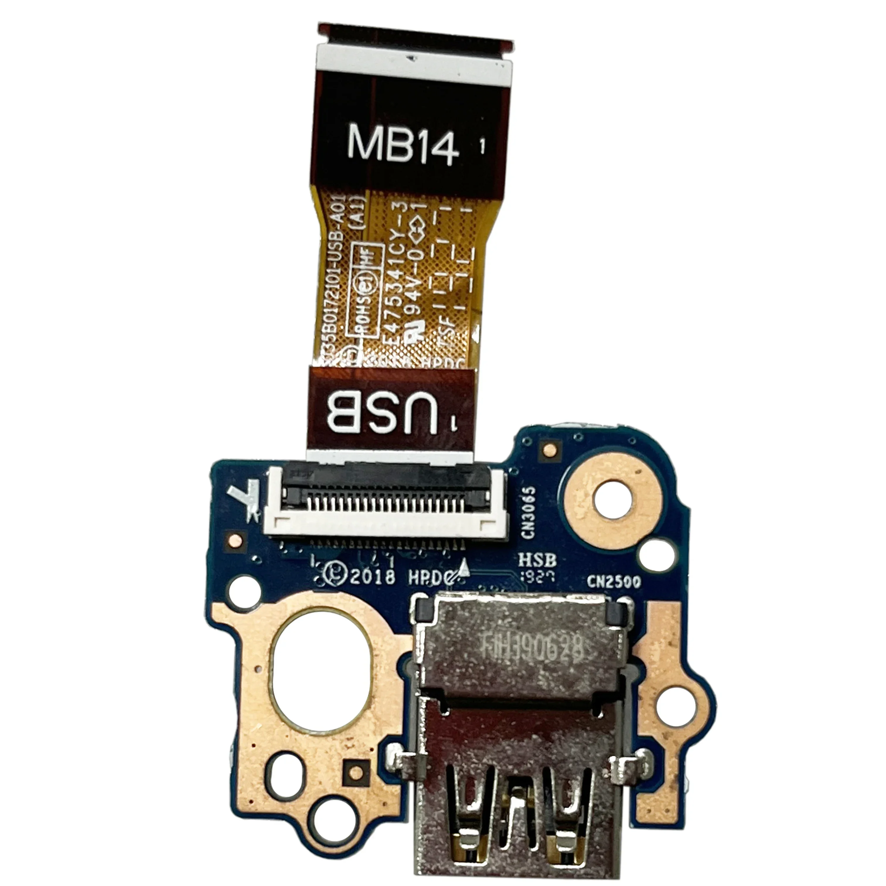 Placa USB com cabo para laptop, acessórios de substituição, HP Elitebook 840 850 845 G5 G6 740 750 745 755 14U G5 G6 Notebook, SPS