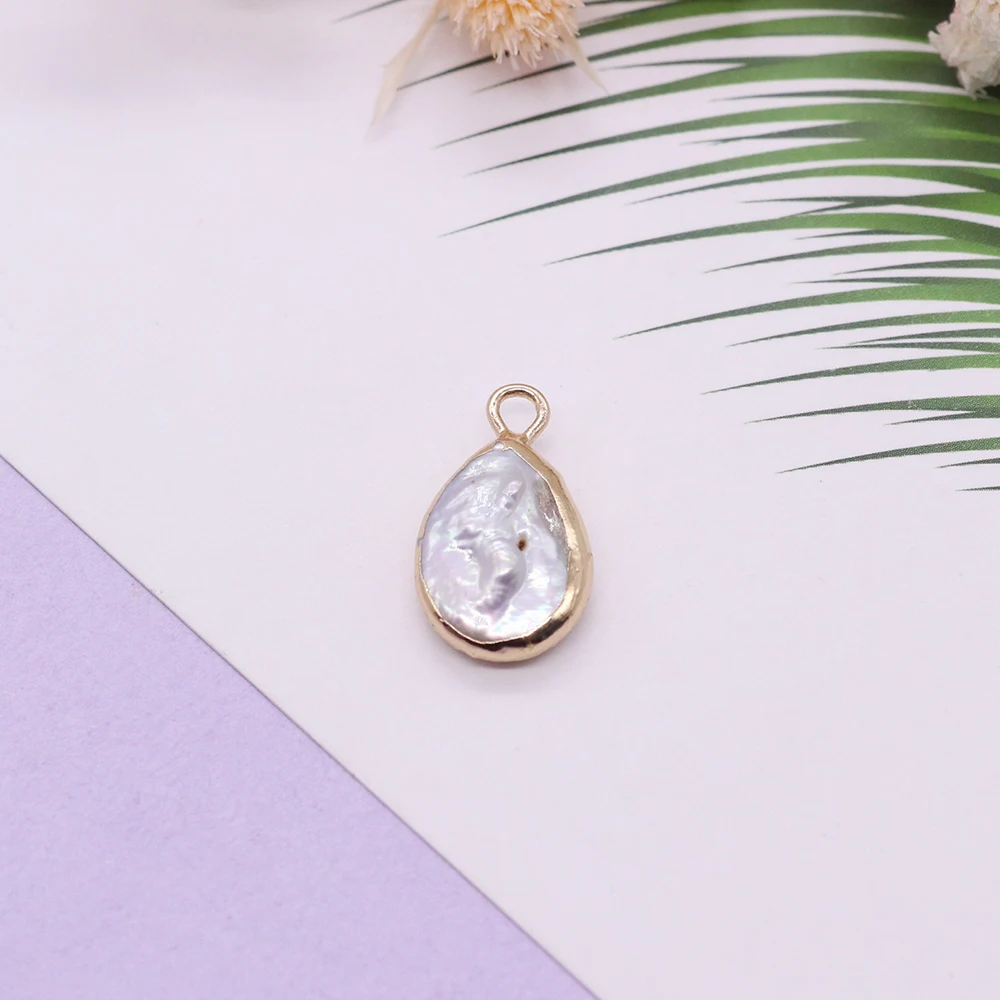 

1pc Natural Baroque Pearl Pendants Water Drop Shape Necklace Charms for DIY Earrings Necklaces Accessories Women Gift