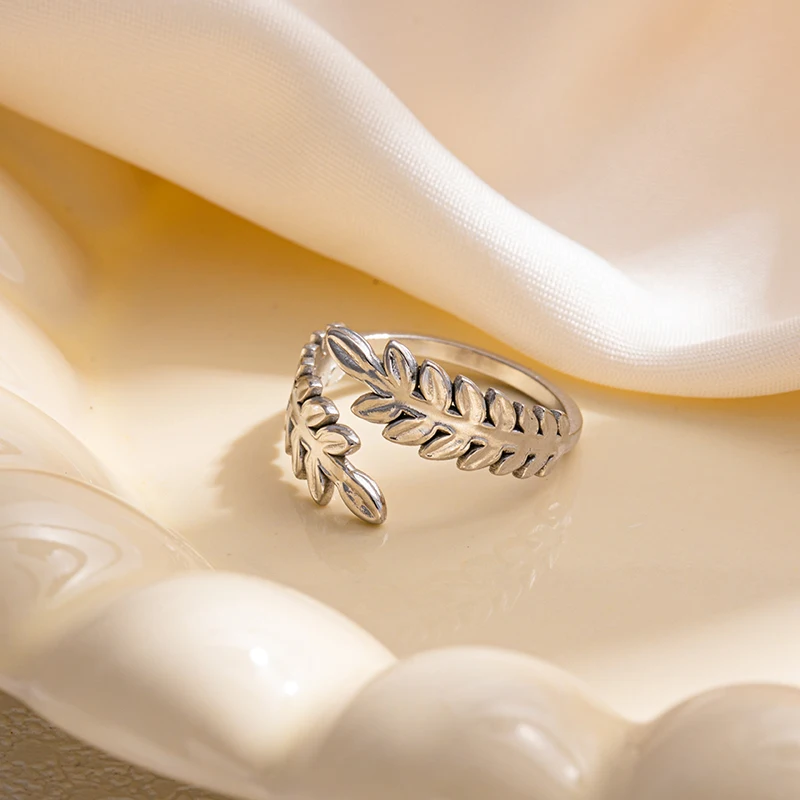 حلقة مفتوحة من الفولاذ المقاوم للصدأ للرجال والنساء ، خط النجوم ، متعددة الطبقات ، بطاقة مستديرة ، خمر ، مجوهرات خاصة ، هدايا ، بيع بالجملة