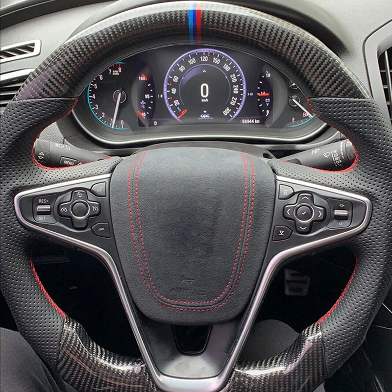 Aroham Customized Carbon Fiber Steering Wheel For Vauxhall Insignia Opel 2013 2014 2015 2016 2017