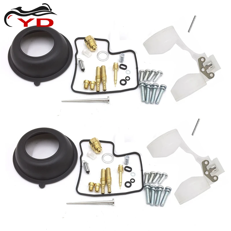 

2XCarburetor Rebuild Kit For HONDA VT750C Shadow 750 ACE VT750 C 1998-2003 With float diaphragm