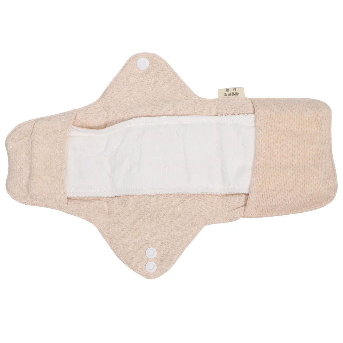 

2Pcs Reusable Washable Menstrual Pads Cotton Cloth Sanitary Towels for Period Puerperal Use Strong Absorbency Portable Foldable