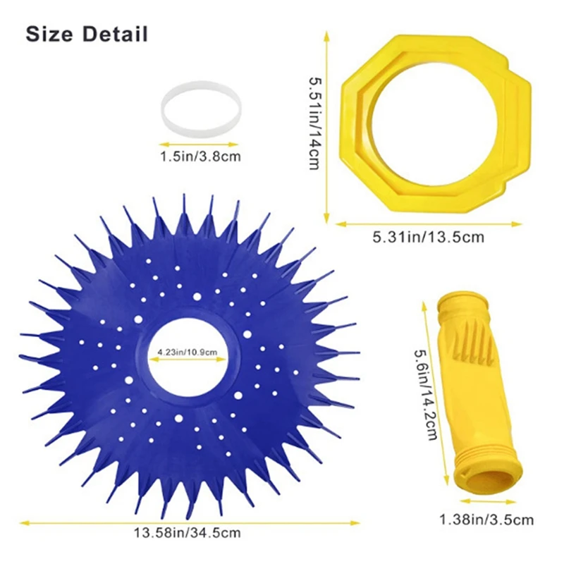 4 części urządzenie do czyszczenia basenu zamienniki dla zodiaku G2,G3,G4,Ranger 1500, W69698 W70327