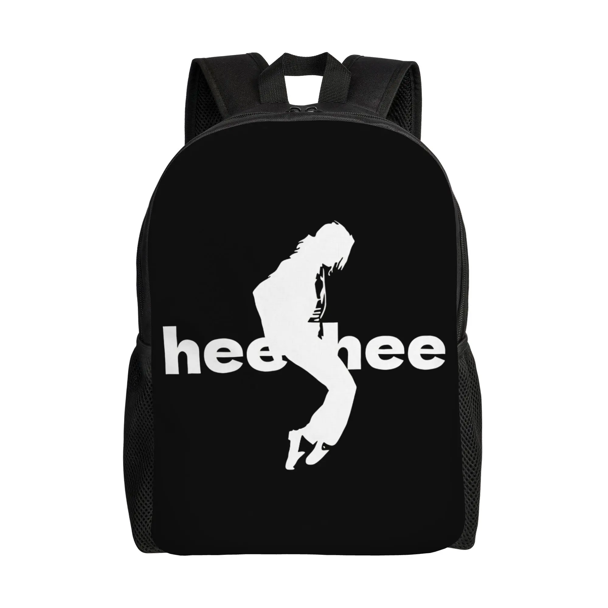 Hee MJ Pop King Classical Backpack Gift Student Hiking Travel M-Michaels Daypack for Men Women Laptop Canvas Bags