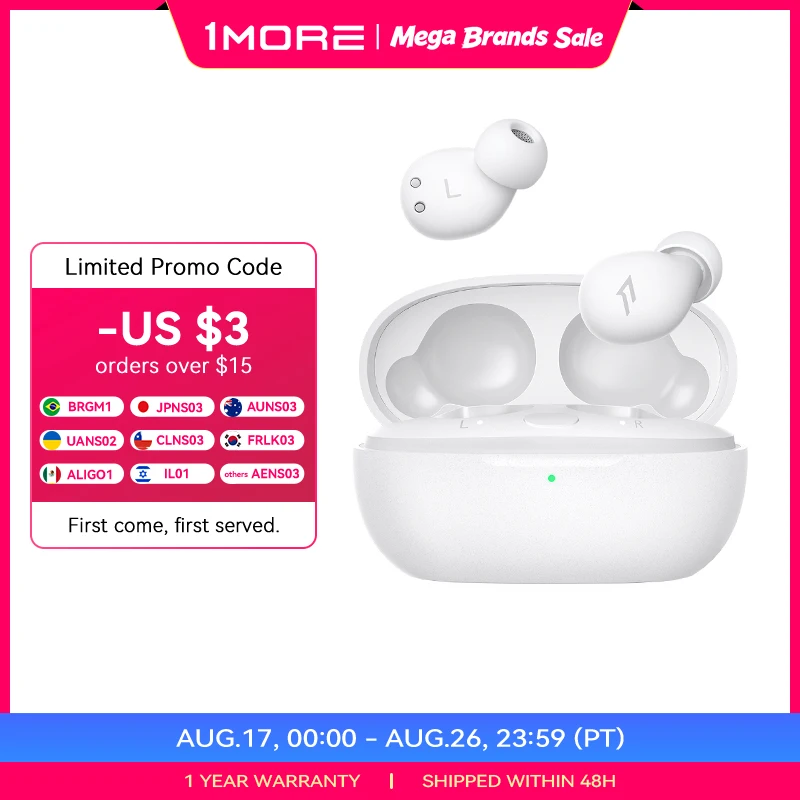 1MORE Z30 Sleeping Earbuds TWS Bluetooth Earphones Bluetooth 5.3 24dB