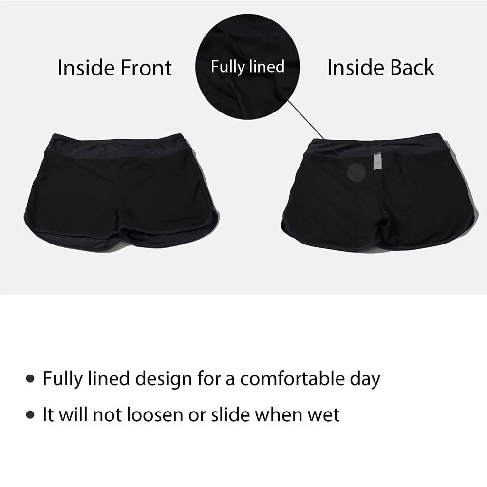 Swim Trunk Women Swimwear High Waist Tankini Shorts Swim Shorts Bikini Bottom