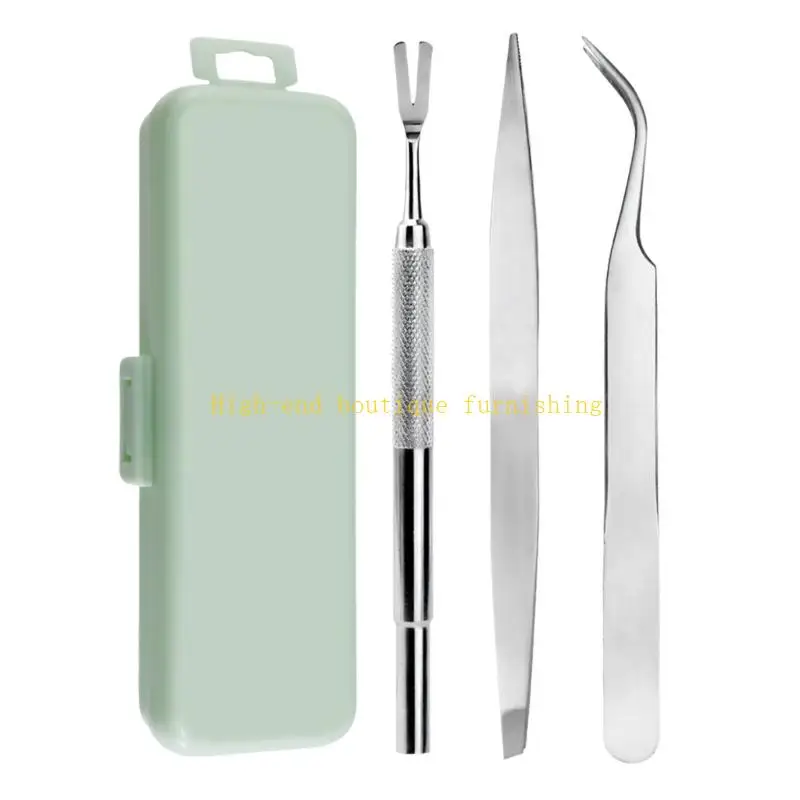 L9NB Ticks Remover Tweezers Animal Lice Cleaning Tool Reusables Lice Fleas Catching Tool