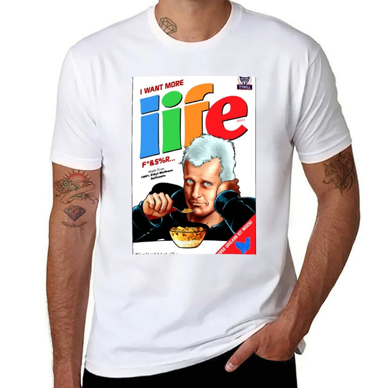 

man LIFE for man cotton MORE I t t WANT funny shirt T-Shirt shirts summer