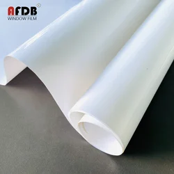 2/3/5 Meter White Opaque Privacy Protective Window Film Reflective Mirror Heat Control Window Tint Solar Sticker for Home
