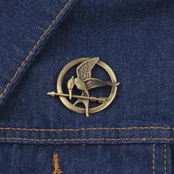 Fashion Trendy Jewelry The Hunger Games Popular Punk Vintage Style Birds Brooches Universal Costume Jewellery Accessories