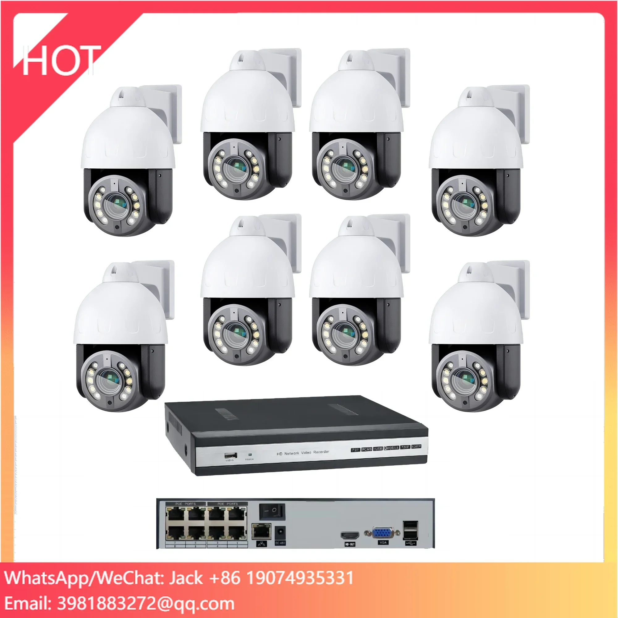 

SZGOING 10X Zoom 4K 8MP PTZ High Tech Surveillance Security Camera System For Business Face Detection