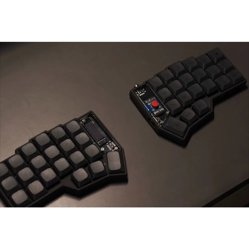 

Corne Low Profile Split Keyboard Kit Wireless Hot Swap TrackPoint Custom Support QMK Vial Ergonomic Office Mechanical Keyboard