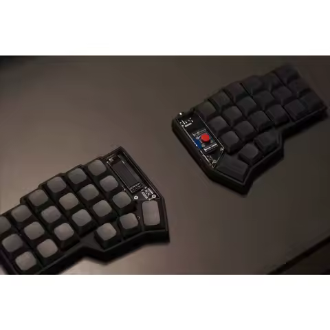 Corne Low Profile Split Keyboard Kit Wried Hot Swap TrackPoint Custom Support QMK Vial Ergonomic Office Mechanical Keyboard Gift