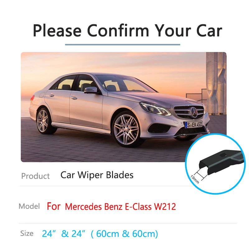新品 Mercedes-Benz E-Class W212 ワイパー 4セット For Mercedes Benz E Class W212 2014 2015 2016 Windscreen