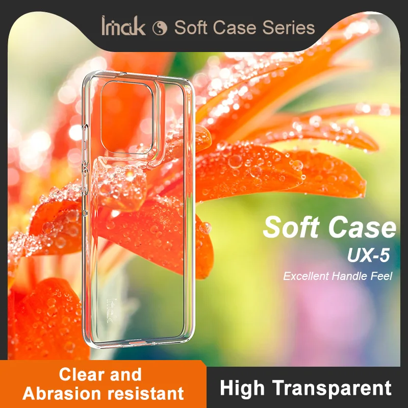 For Motorola S50 Case IMAK Ultra Thin Soft Clear Back Cover Phone Cases Funda For Motorola Moto S50