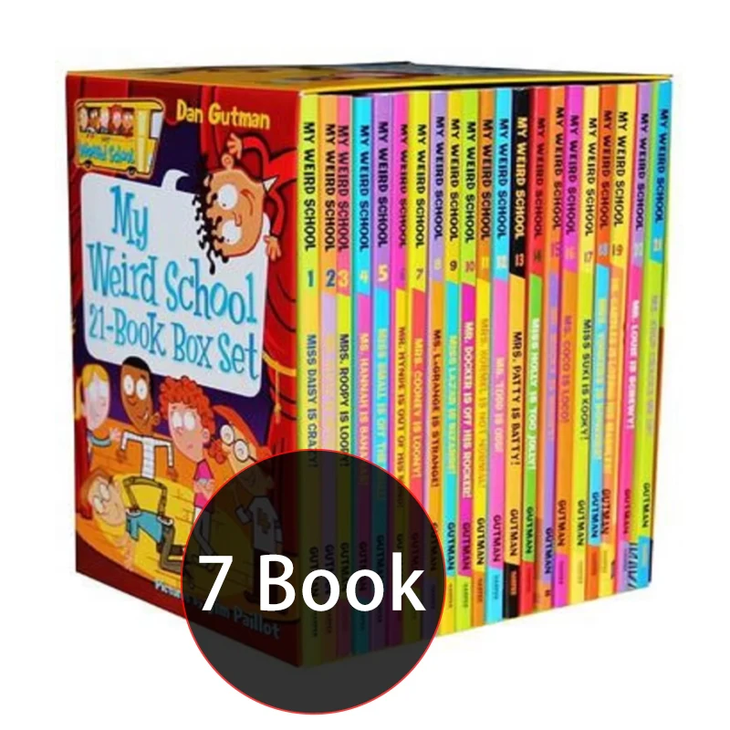 7 book, My Weird School  - Kids Chapter Books English Reading Educational Learn to Read for Children Age 6-12