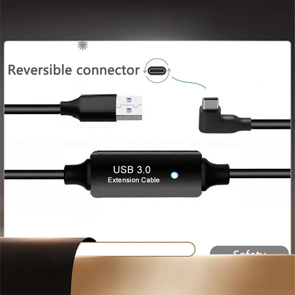 X64A-VR Datenkabel, Typ A auf Typ C Vr Datenverlängerungskabel für Oculus Quest Headsets und Gaming-Computer