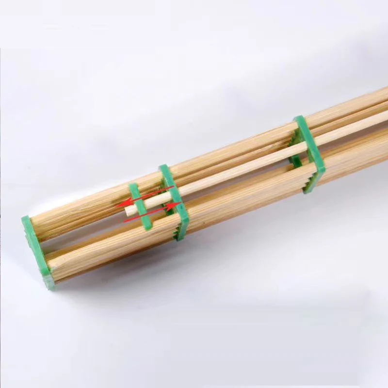 10Pcs Queen Bee Bamboo Cages Bee Isolation Transport Cage Longer Type Queen Bee Cage Suitable For Winner Honeybee Queen