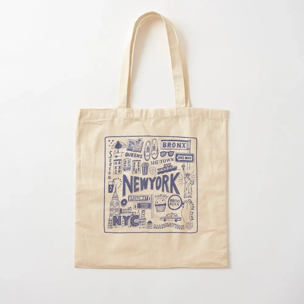 

New York Sites and Scenes Tote Bag tote bag screen free delivery bags Tote Bag