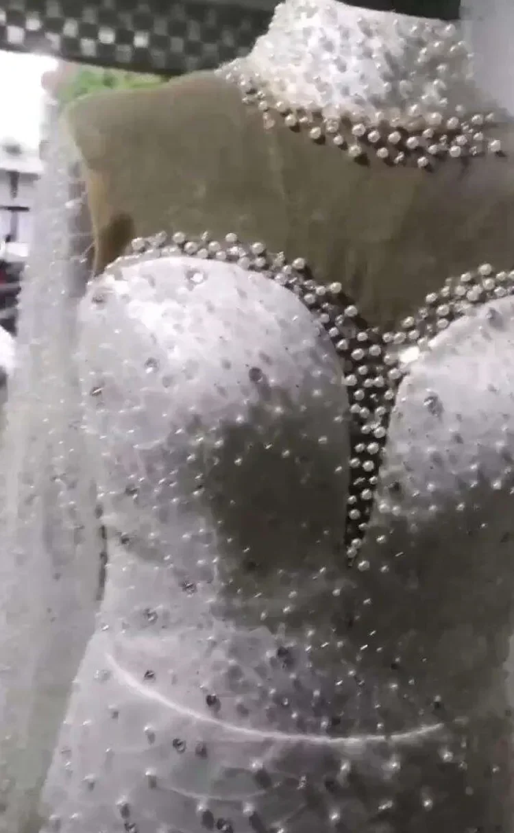 Abito da sposa personalizzato scintillante con collo alto e perle scintillanti, abiti da sposa, corsetto africano, maniche lunghe, abito da sposa
