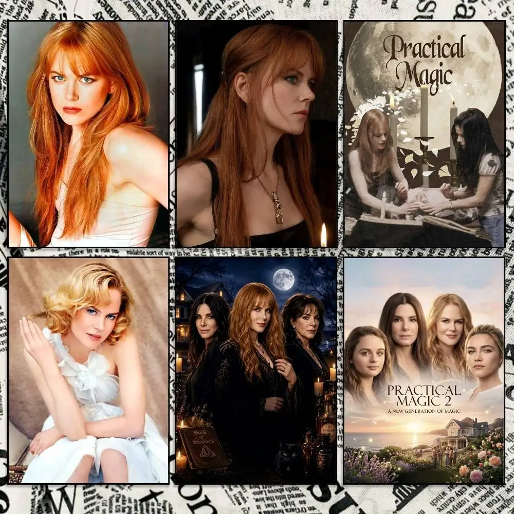Sally Owens Movie P-Practical Magic-2 Poster High Quality Dorm Living Room Aesthetic Wall Decoration Painting Stickers Gift